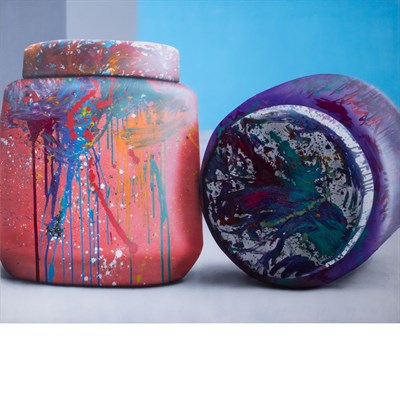 Lot 84 - Oscar Lakeman American, b. 1949 Containers #42...