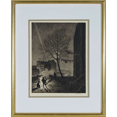 Lot 138 - Martin Lewis (1881-1962) THE TREE, MANHATTAN...