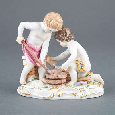 Lot 507 - Meissen Porcelain Figure Group Second quarter...