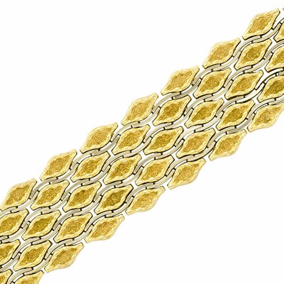 Lot 80 - Two-Color Gold Bracelet