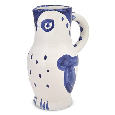 Lot 204 - Pablo Picasso HIBOU (A.R. 253) Painted and...