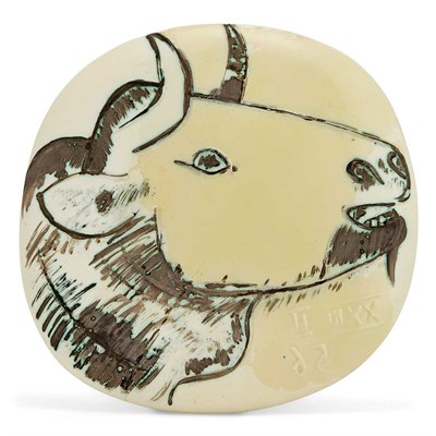 Lot 210 - Pablo Picasso (1881-1973) PROFIL DE TAUREAU;...