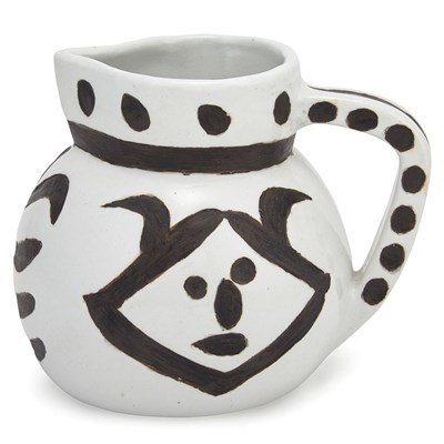 Lot 210 - Pablo Picasso TETES (A.R. 368) Painted and...