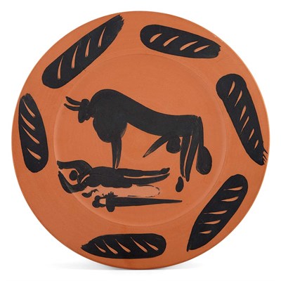 Lot 212 - Pablo Picasso SCENE DE TAUROMACHIE (A.R. 393)...