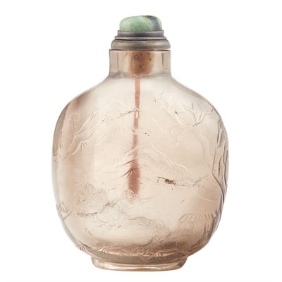 Lot 155 - Chinese Rock Crystal Snuff Bottle 19th Century...