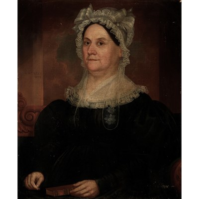 Lot 3 - Robert Street American, 1796-1865 Portrait of...