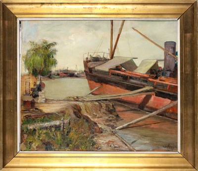 Lot 2 - 20th Century School Shipyard Signed...