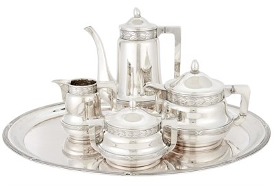 Lot 266 - Continental 800 Quality Silver Tea Service...