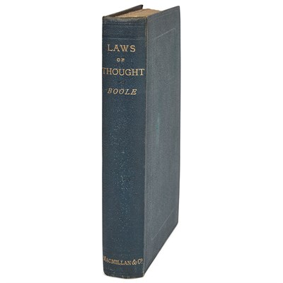 Lot 99 - BOOLE, GEORGE An Investigation of the Laws of...