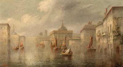 Lot 59 - James Salt English, 1850-1903 A View of Venice...