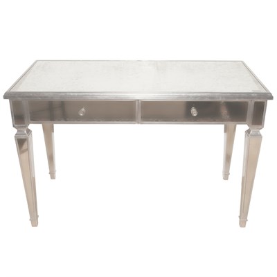 Lot 551 - Art Deco Style Mirrored Writing Table Height...