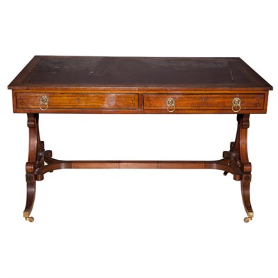 Lot 223 - Regency Style Inlaid Rosewood Sofa Table...