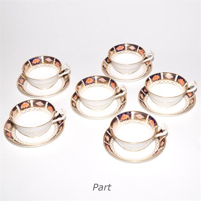 Lot 303 - Set of Twelve Royal Crown Derby Porcelain Tea...