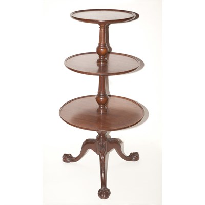 Lot 321 - Georgian Style Mahogany Dumbwaiter Height 43...