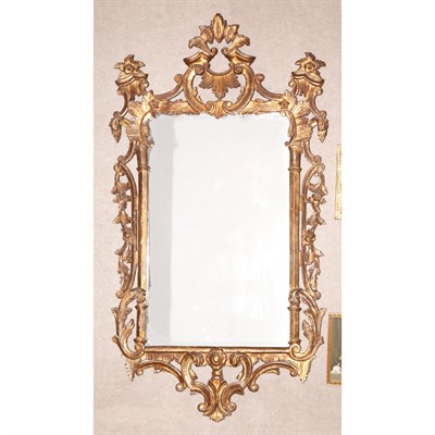 Lot 529 - Continental Rococo Style Giltwood Mirror...