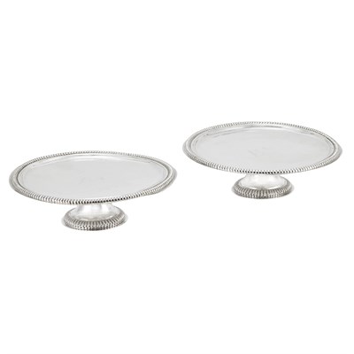Lot 231 - Pair of William III Irish Sterling Silver...