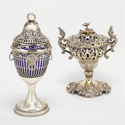 Lot 280 - Russian Silver Gilt Covered Vase Johann...