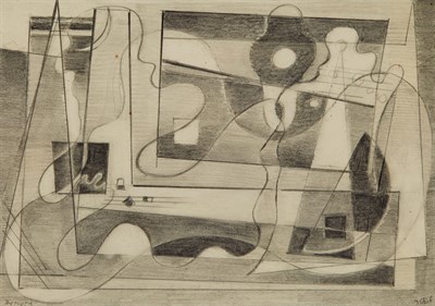 Lot 57 - Werner Drewes American, 1899-1985 Abstract...