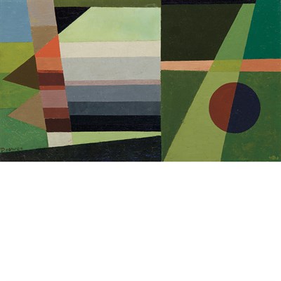 Lot 20 - Werner Drewes American, 1899-1985 Tranquil...