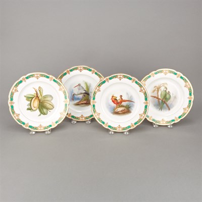 Lot 91 - Paris Porcelain Dessert Service Jullien Fils...