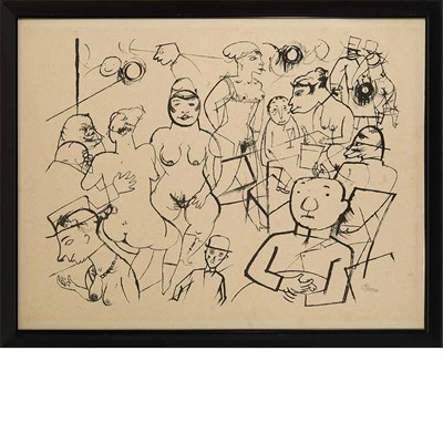 Lot 94 - George Grosz NACHTCAFE (FUR DR. BENN) (D. E...
