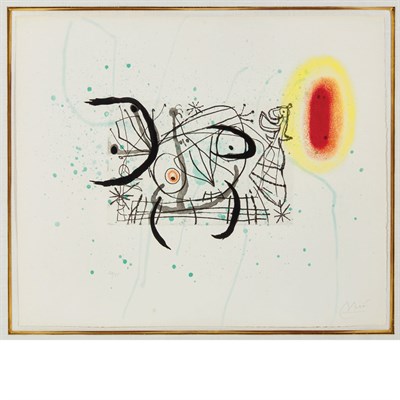 Lot 164 - Joan Miró FISSURES (D. 475) Color aquatint,...
