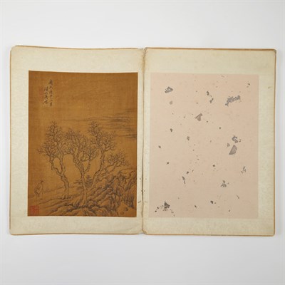 Lot 195 - Attributed to Wu Li Qing Dynasty Album, eight...