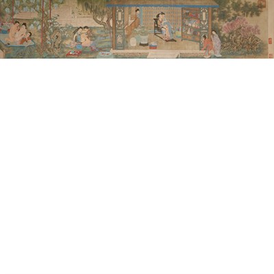Lot 209 - Chinese School Qing Dynasty Handscroll,...