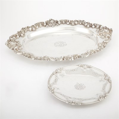 Lot 188 - American Sterling Silver Meat Platter 20th...