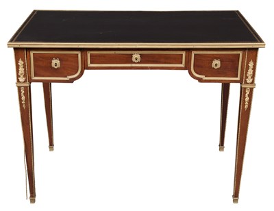 Lot 156 - Louis XVI Style Gilt-Metal Mounted Mahogany...