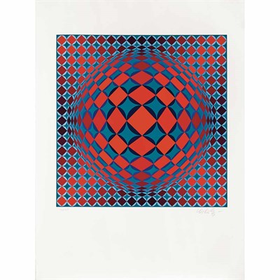 Lot 276 - Victor Vasarely (1906-1997) COMPOSITIONS Color...