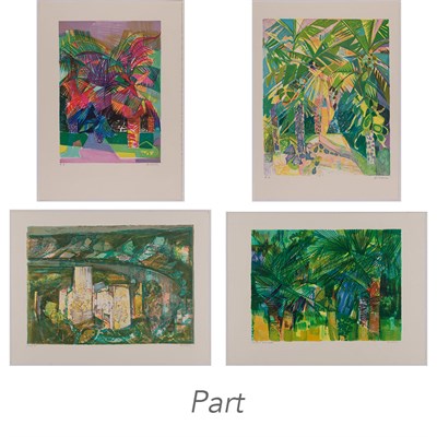 Lot 119 - Camille Hilaire [LANDSCAPES AND NUDES] Eight...