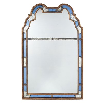 Lot 172 - William and Mary Style Mirror Framed Mirror...