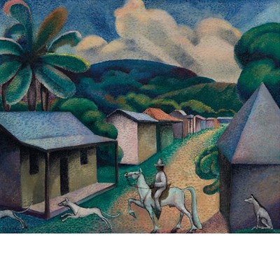 Lot 107 - George Biddle American, 1885-1973 A Cuban...