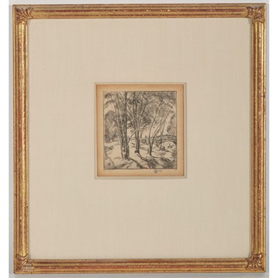 Lot 102 - Childe Hassam SPRING, CENTRAL PARK (C./C. 81)...