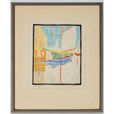 Lot 158 - Lillian B. Meeser (1864-1942) DRYING SAILS...