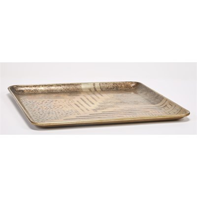 Lot 302 - Jean Dunand French, 1877-1942 Tray, 1920s...
