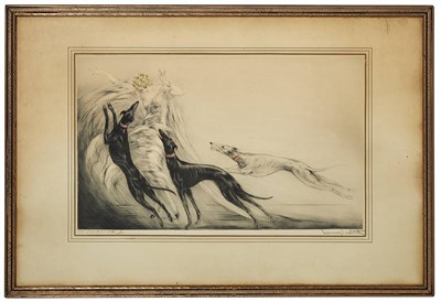 Lot 438 - Louis Icart (1888-1950) COURSING II; SPEED II...