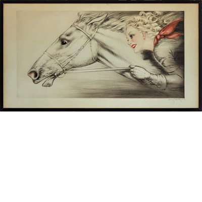 Lot 112 - Louis Icart THOROUGHBREDS (H./C./I. 472)...