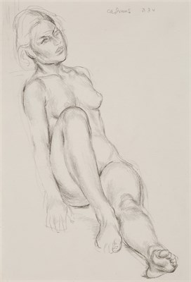 Lot 29 - Paul Cadmus American, 1904-1999 Foreshortened...