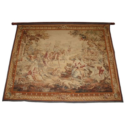 Lot 707 - Aubusson Tapestry France, 19th century Animals,...