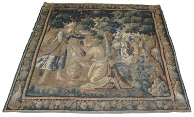 Lot 708 - Aubusson Tapestry France, 18th century Six...
