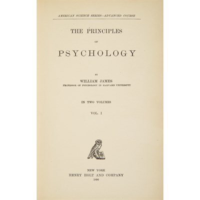 Lot 152 - [JAMES, WILLIAM] The Principles of Psychology....