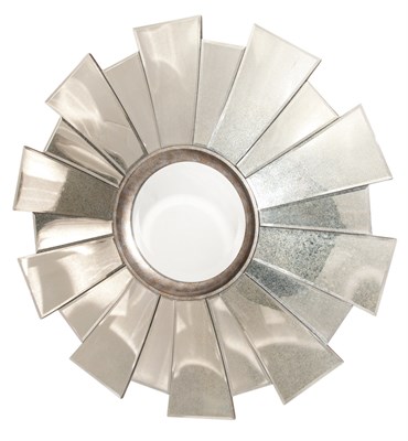 Lot 181 - Pair of Mirror Framed Mirrors Diameter 38 1/2...