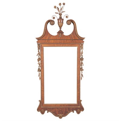 Lot 313 - Georgian Style Parcel Gilt Decorated Mahogany...