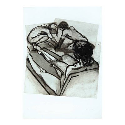 Lot 80 - Eric Fischl (b. 1948) DIGGING KIDS Etching and...