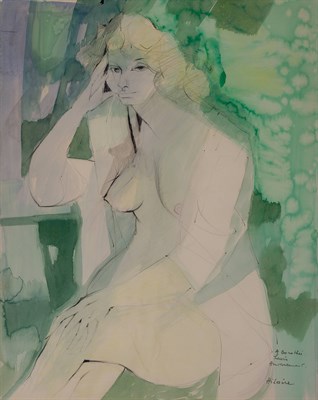 Lot 45 - Camille Hilaire French, 1916-2004 (i) Seated...