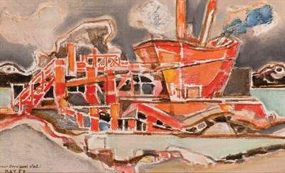 Lot 21 - Georges Dayez French, 1907-1991 (i) Ship at...