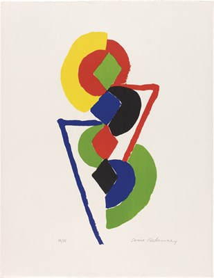 Lot 67 - Sonia Delaunay-Terk JOCKER Color lithograph,...