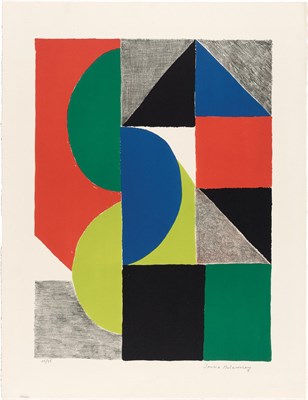 Lot 55 - Sonia Delaunay-Terk VENISE Color lithograph,...